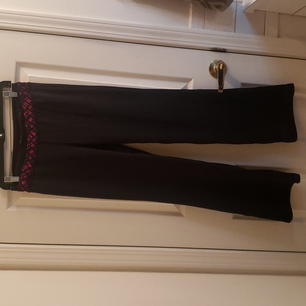 🤯3/$12 Champion Black & Purple Work Out Pants Size Small